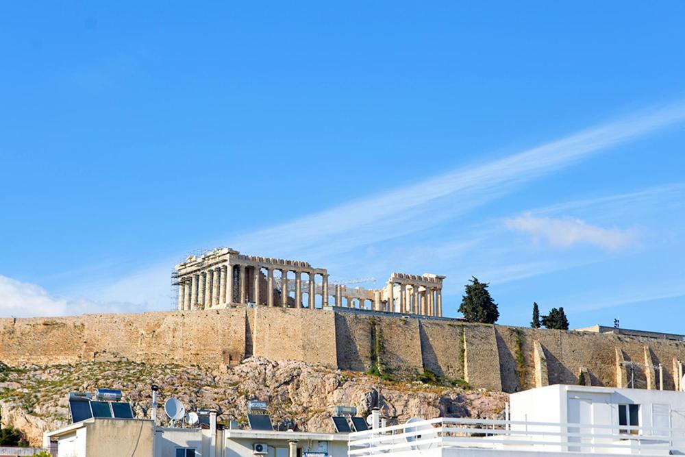Acropolis Area Flat With Parthenon Views Apartment เอเธนส์ ภายนอก รูปภาพ