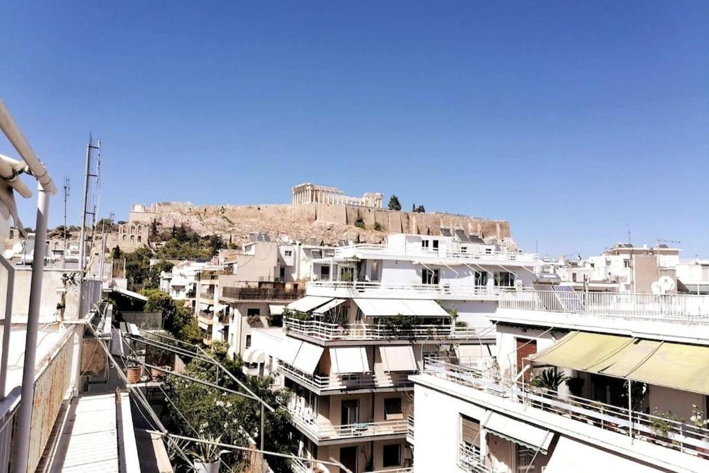 Acropolis Area Flat With Parthenon Views Apartment เอเธนส์ ภายนอก รูปภาพ