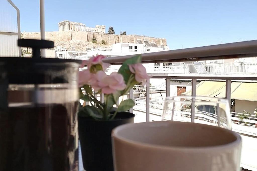 Acropolis Area Flat With Parthenon Views Apartment เอเธนส์ ภายนอก รูปภาพ