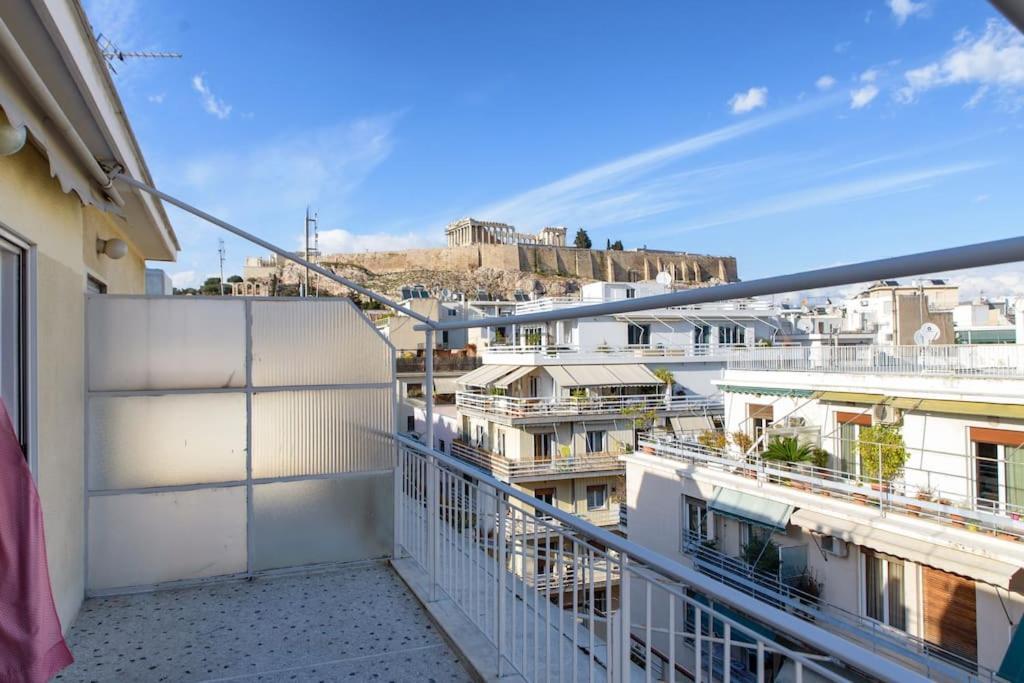 Acropolis Area Flat With Parthenon Views Apartment เอเธนส์ ภายนอก รูปภาพ